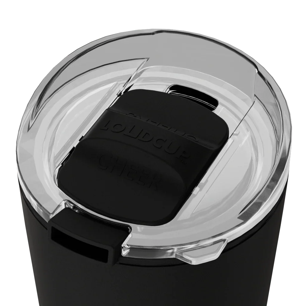 LoudCup 20 oz Tumbler + Integrated Stadium Horn- Worlds Loudest Cup for Noisy Fans - Water Bottles & Nutrition