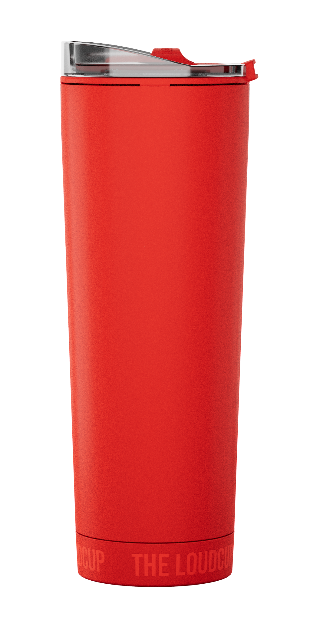 LoudCup 20 oz Tumbler + Integrated Stadium Horn- Worlds Loudest Cup for Noisy Fans - Red - Water Bottles & Nutrition