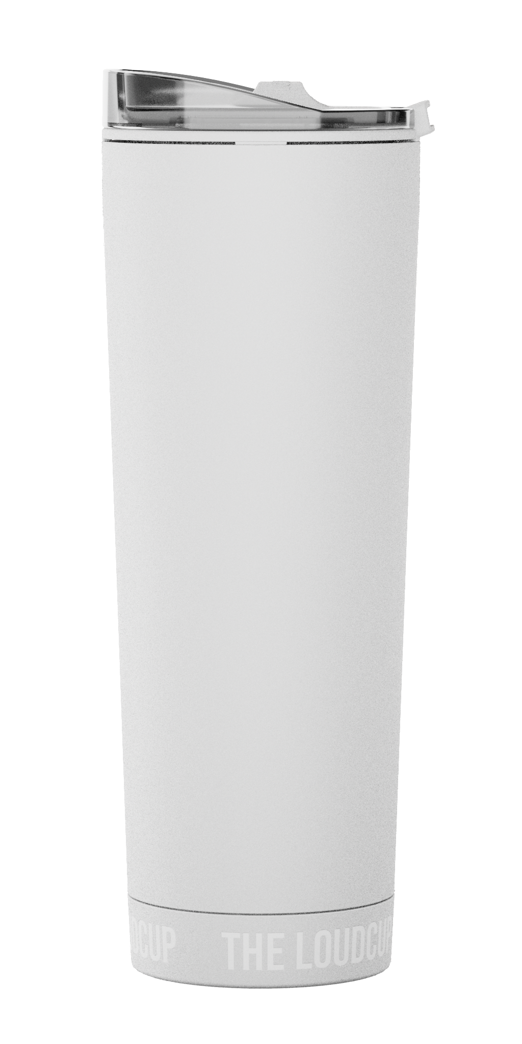 LoudCup 20 oz Tumbler + Integrated Stadium Horn- Worlds Loudest Cup for Noisy Fans - White - Water Bottles & Nutrition