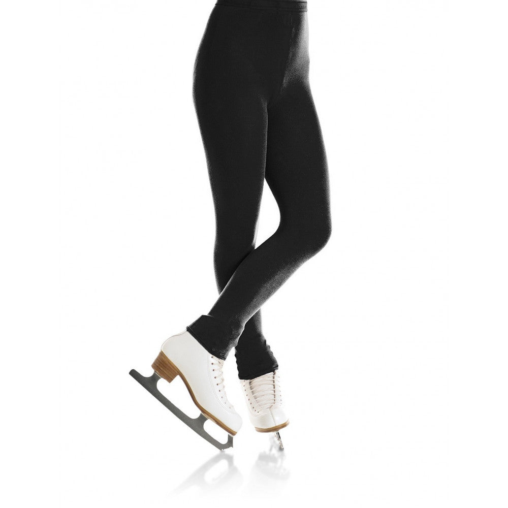 Mondor 3373 Footless Heavy Weight Tights in Black - 6 - 8 years - Clothing > Figure Skating Tights