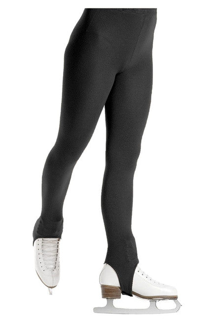 Mondor 3374 Stirrup Heavy Weight Tights - 4 - 6 years / Black - Clothing > Figure Skating Tights