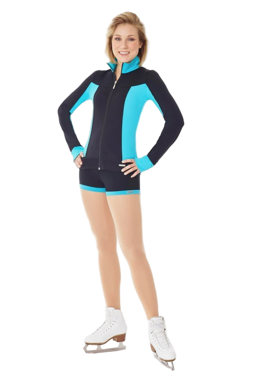 Mondor 4810 Supplex Figure Skating Short - Periwinkle (Y9) / Adult Medium - Clothing > Figure Skating Leggings