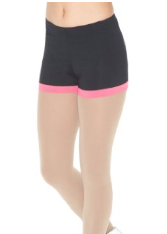 Mondor 4810 Supplex Figure Skating Short - Pink (D9) / Adult XL - Clothing > Figure Skating Leggings