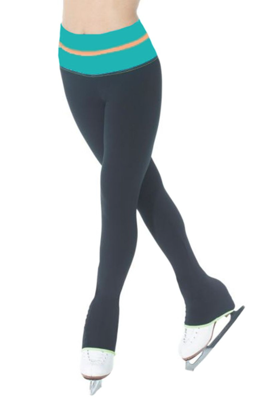 Mondor 4837 Supplex Tropical Skating Leggings - Age 8-10 - Clothing > Figure Skating Leggings