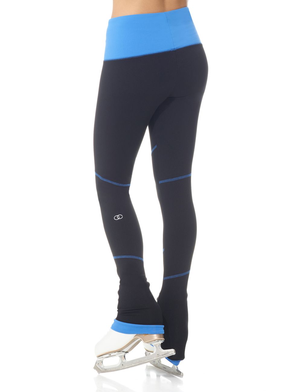 Mondor 4872 Supplex Leggings - Black/Blue - Age 12-14 years - Clothing > Figure Skating Leggings