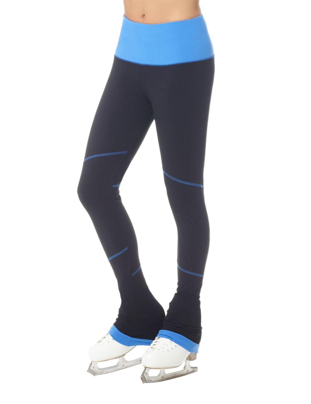 Mondor 4872 Supplex Leggings - Black/Blue - Age 12-14 years - Clothing > Figure Skating Leggings
