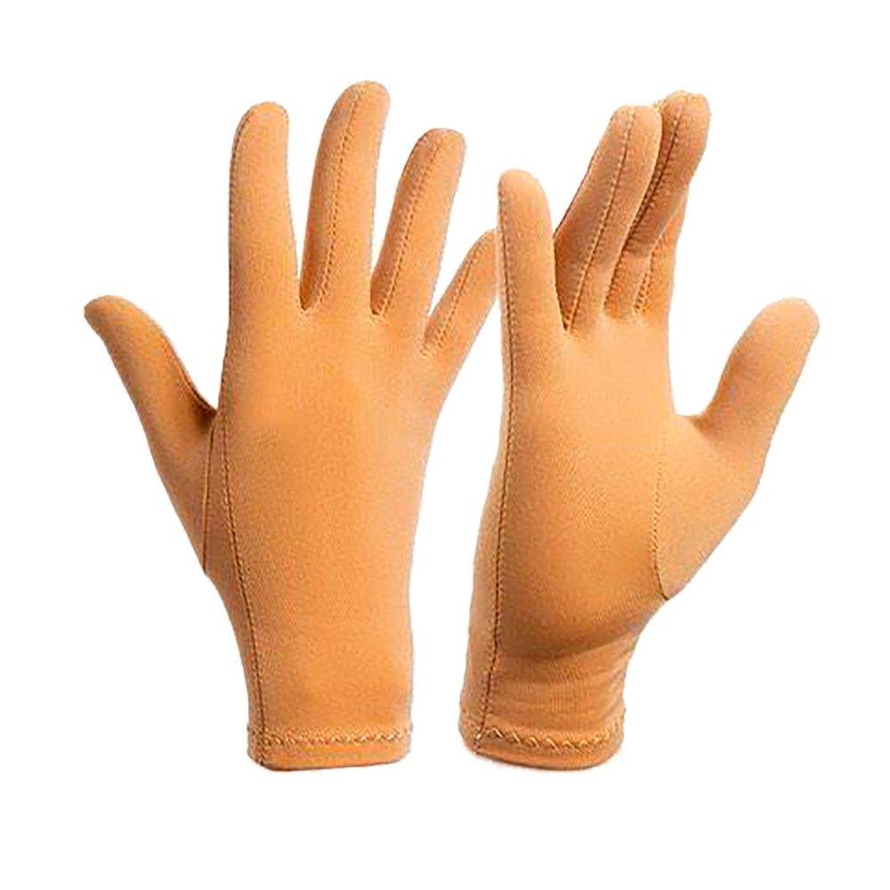 Mondor Thermal Ice Skating Gloves. 11900. Nude or Black - Junior / Caramel (KR) - Clothing