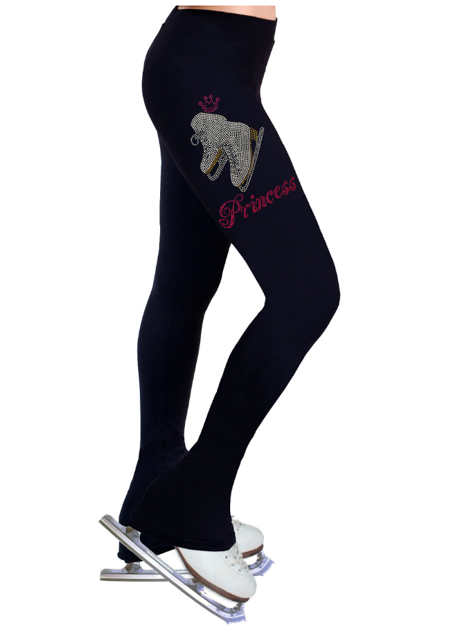 NY2 Sportswear Rhinestone Leggings - Ice Princess R405 / Child XS - Clothing > Figure Skating Leggings