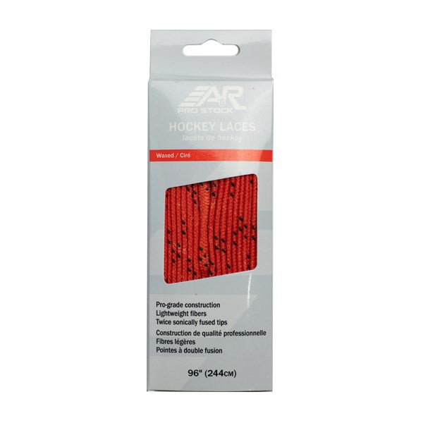 Pro-Stock Laces Orange Wax - Skate Accessories