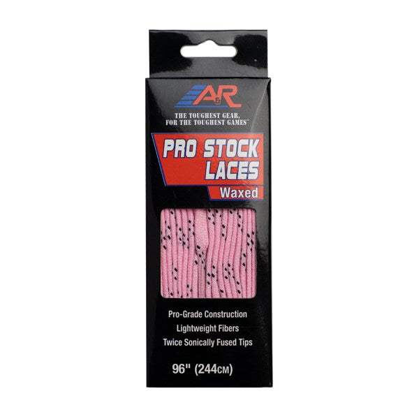 Pro-Stock Laces Pink Wax - Skate Accessories