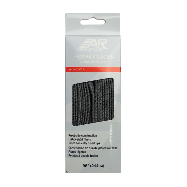 Pro-Stock Laces Silver Wax - Skate Accessories