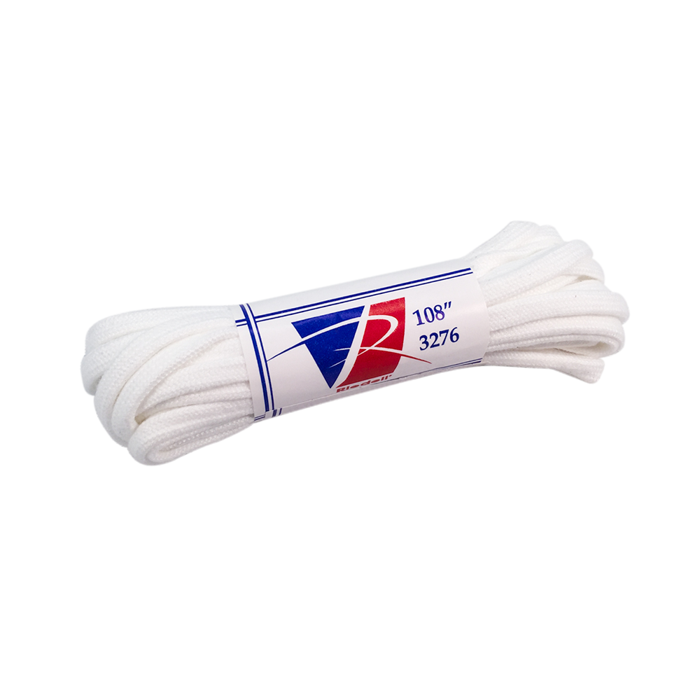 Riedell Spun Poly Laces size 120’’ White - Accessories > Boot Accessories