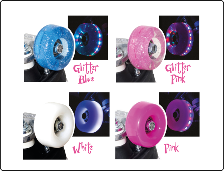 Rio Roller Flashing Wheels - Roller Skate Wheels