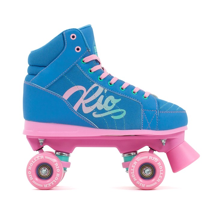 Rio Roller Lumina Quad Roller Skates - Blue/Pink / Size 13 (Jnr) - Roller Skates > Quad Skates