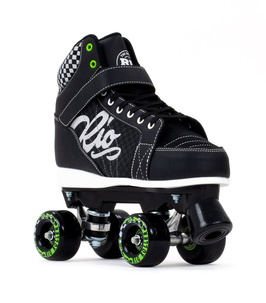 Rio Roller Mayhem II Quad Roller Skates - UK4 / Black - Roller Skates > Quad Skates