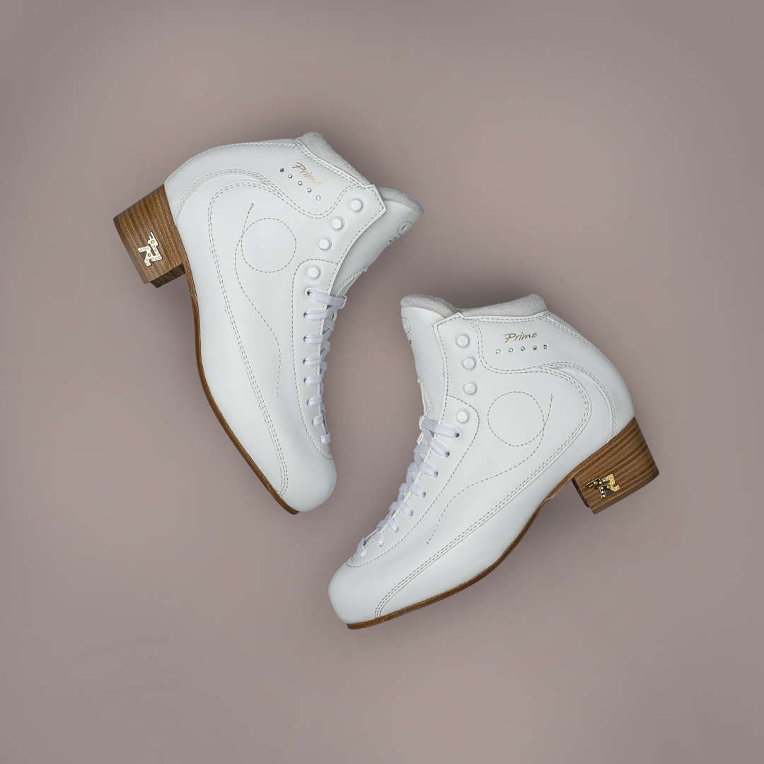 Risport Dance Prime Boot Only in White - Sizes 230 - 255 - 230 - Figure Skating