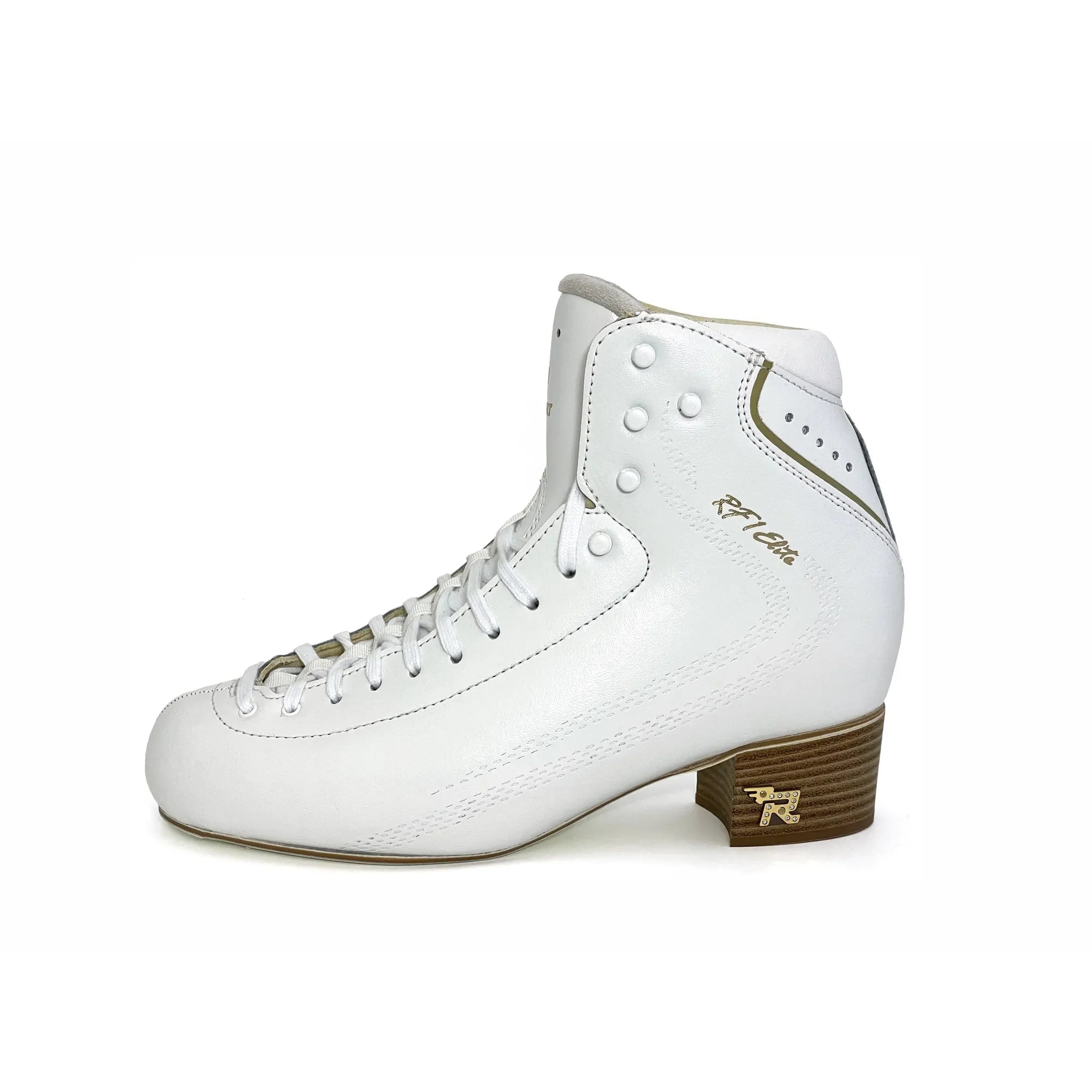 Risport RF1 Elite Boot Only Figure Skate in White - Sizes 220-255 - Figure Skating