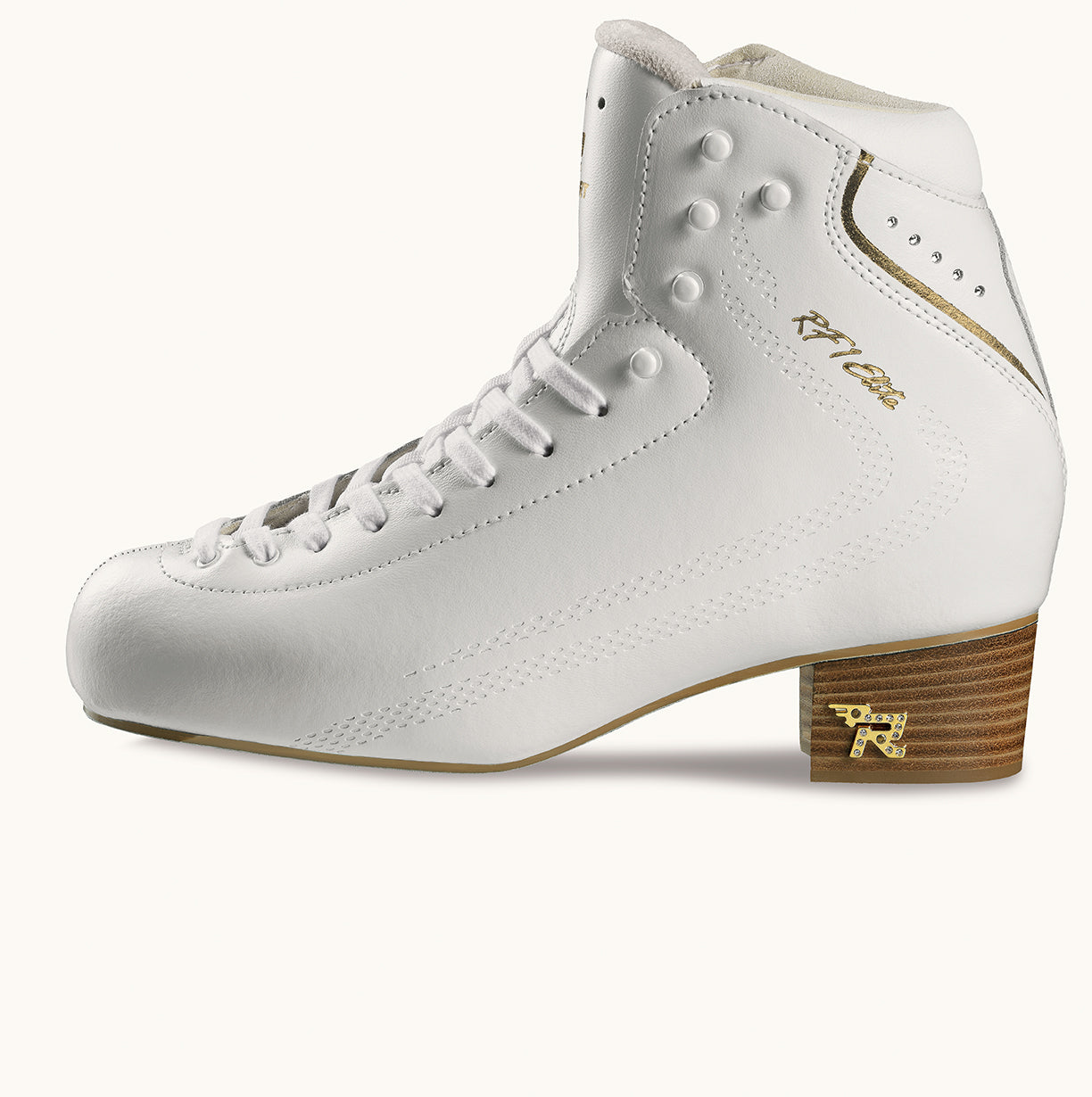 Risport RF1 Elite Boot Only Figure Skate in White - Sizes 220-255 - Figure Skating