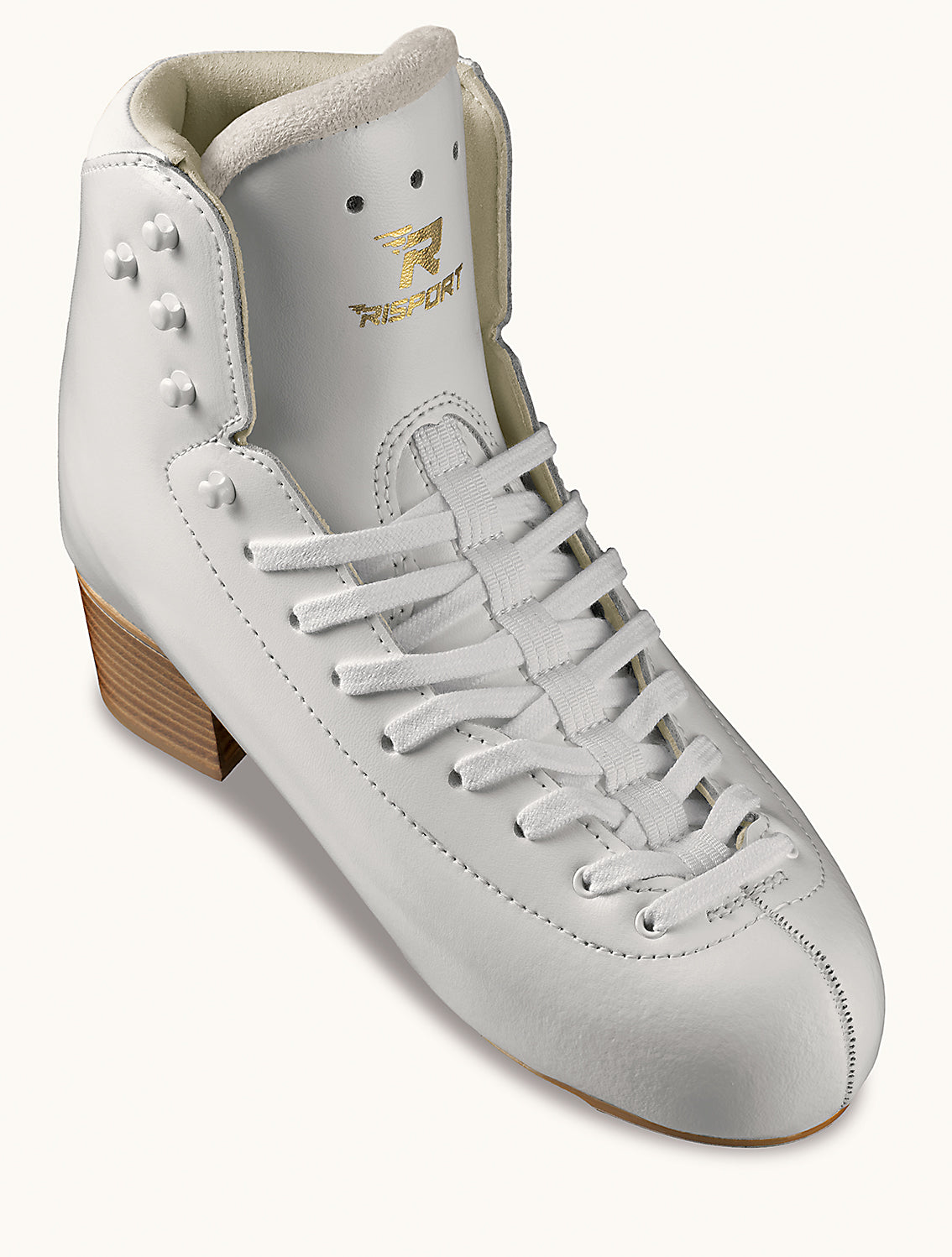 Risport RF1 Elite Boot Only Figure Skate in White - Sizes 220-255 - Figure Skating