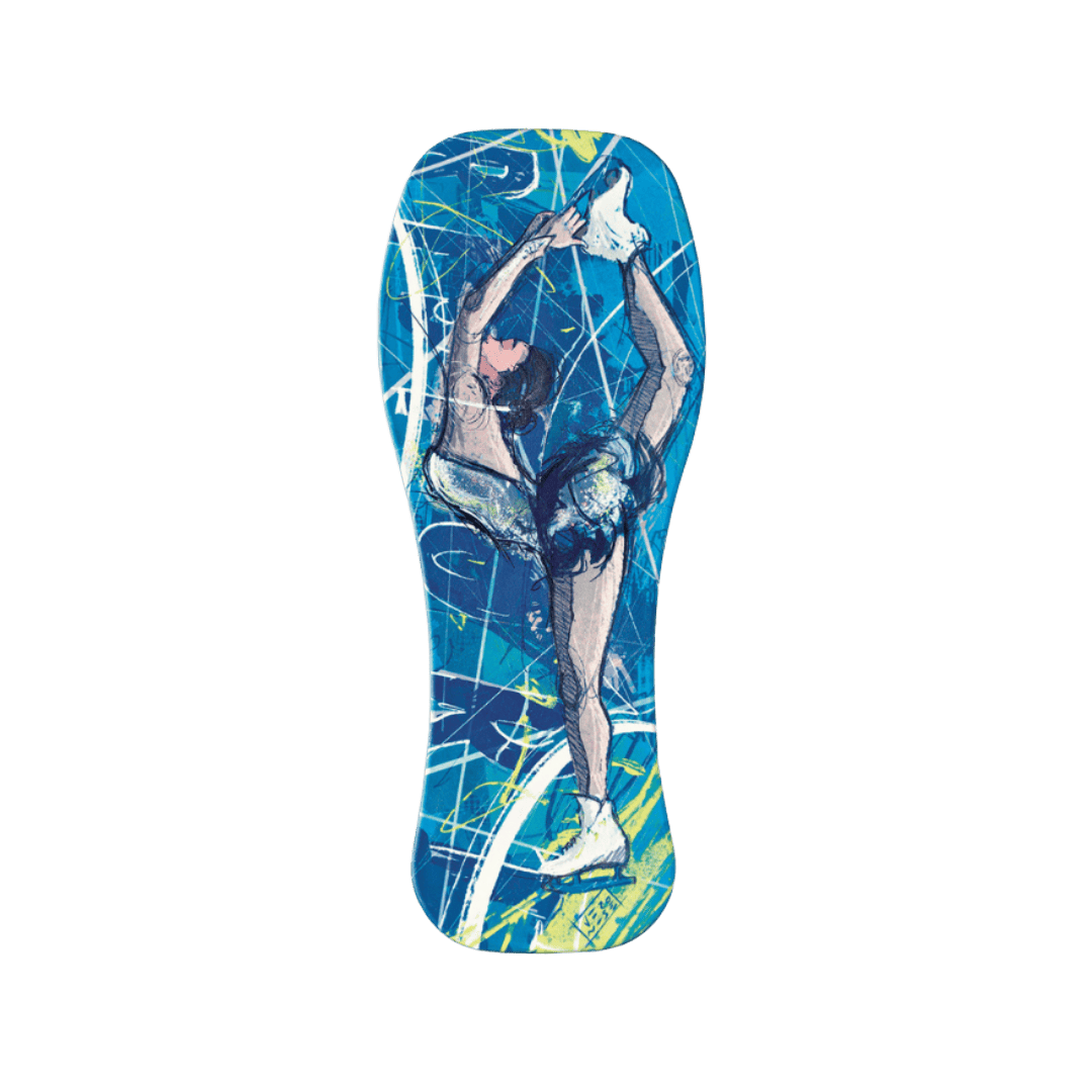Risport Spinner Off Ice Training Aid - Figure Skater Blue - Accessories > Figure Skating Training