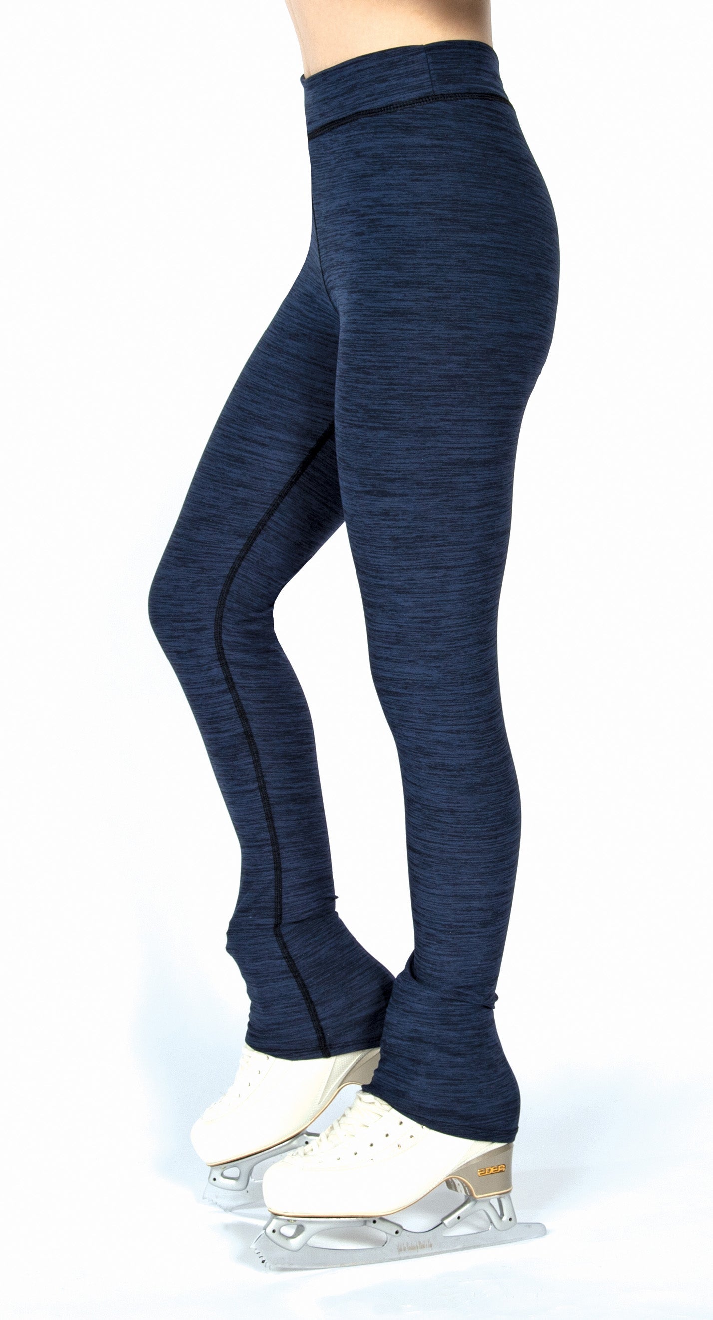 S108 Ice Core Marled Leggings by Jerry’s - Choice of Colours - Shadow Blue / 8 - 10 years - Clothing > Figure Skating