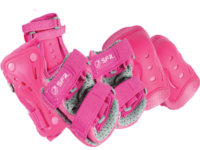 SFR Essential Triple Pad Set Hot Pink - Kids - Medium - Figure Skating