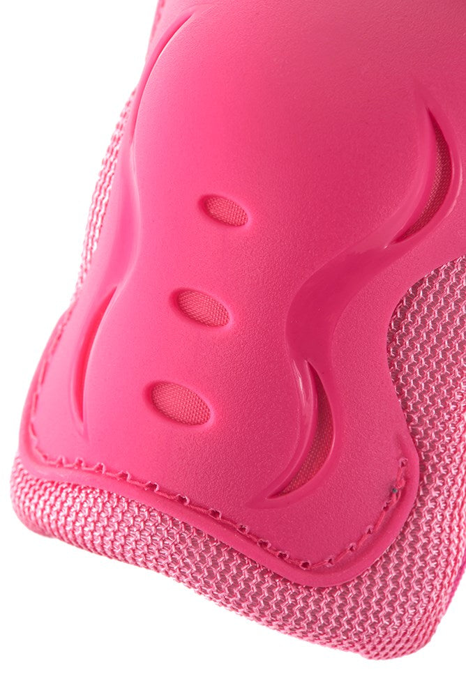 SFR Essential Triple Pad Set Hot Pink - Kids - Medium - Figure Skating
