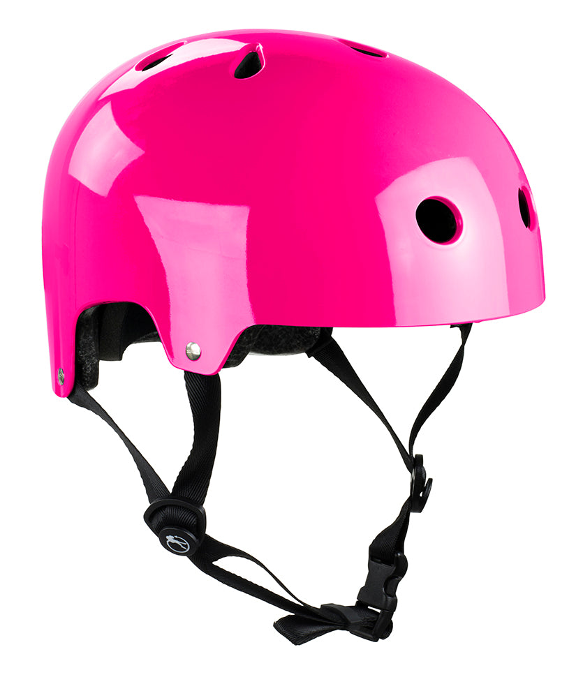 SFR Essentials Helmet - Gloss Fluo Pink / S/M 53-56CM - Accessories > Figure Skating Protection