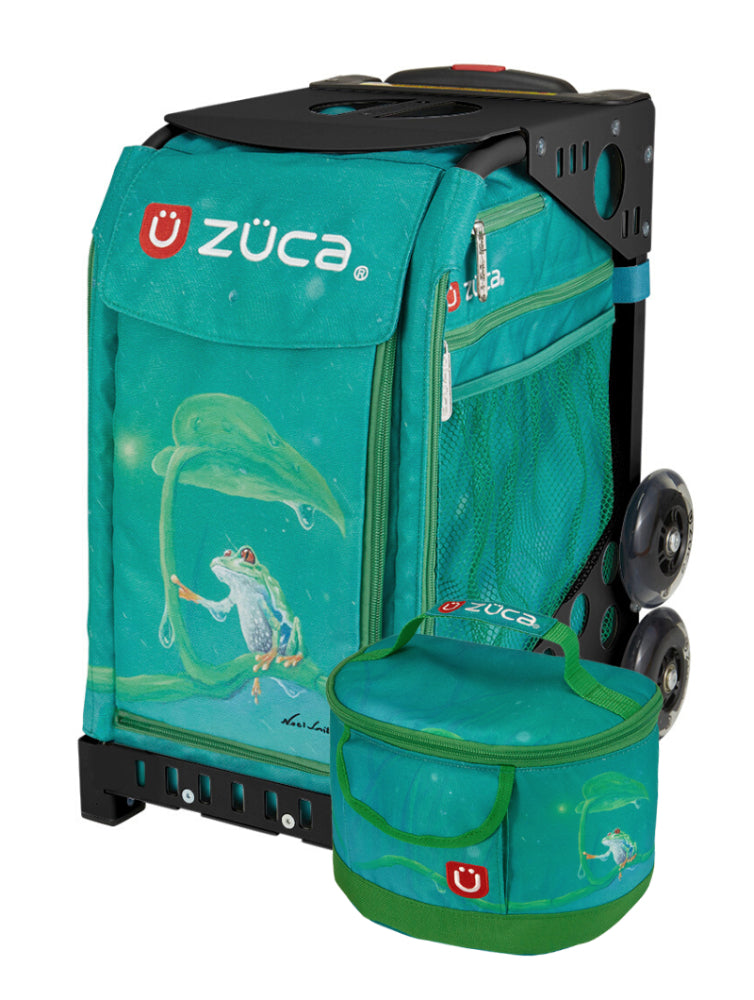 Züca Rolling Skate Bag Froggy Friend with Lunchbox - Insert Only