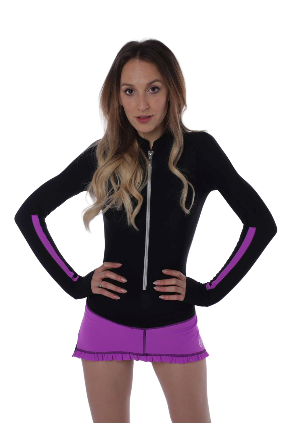 Thuono Linx Dress - Black/Pegaso - 1 - Clothing > Figure Skating Dresses