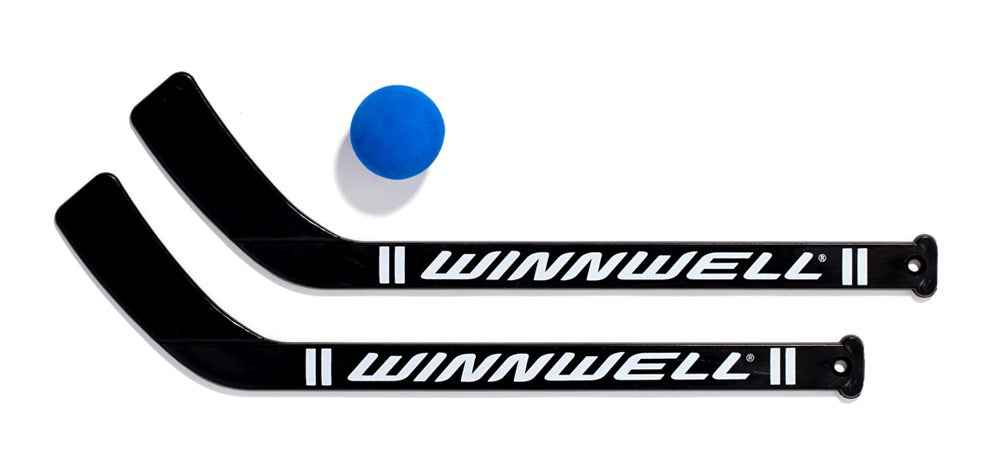 Winnwell Hockey Collapsible PVC Mini Net Set - Mini Hockey Sticks