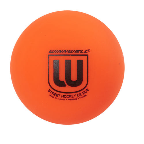 Winnwell Low Bounce Street Hockey Ball - Orange - Ice Hockey Pucks & Balls