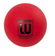 Winnwell Low Bounce Street Hockey Ball - Red - Ice Hockey Pucks & Balls