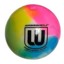 Winnwell Low Bounce Street Hockey Ball - Tie Dye - Ice Hockey Pucks & Balls