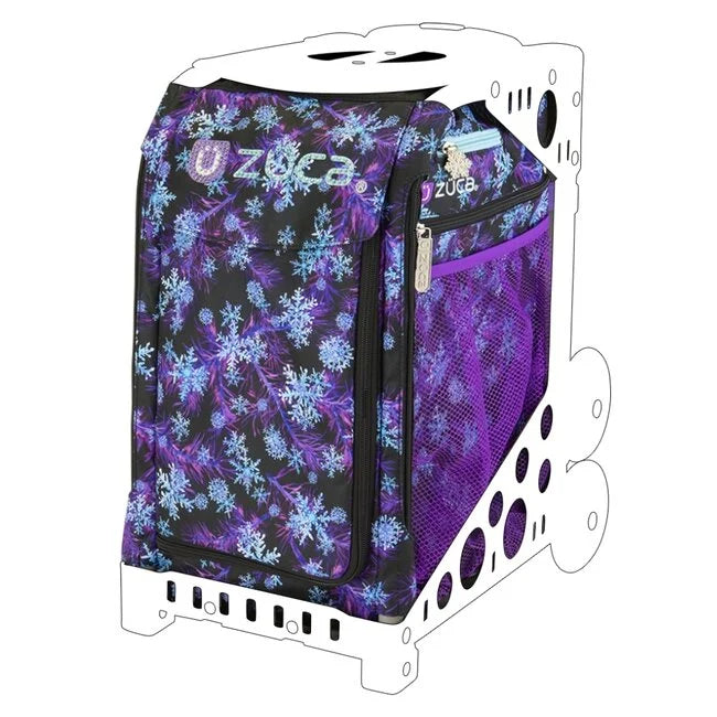 Zuca Rolling Skates Bag - Snowflake Symphony - Zuca Bags