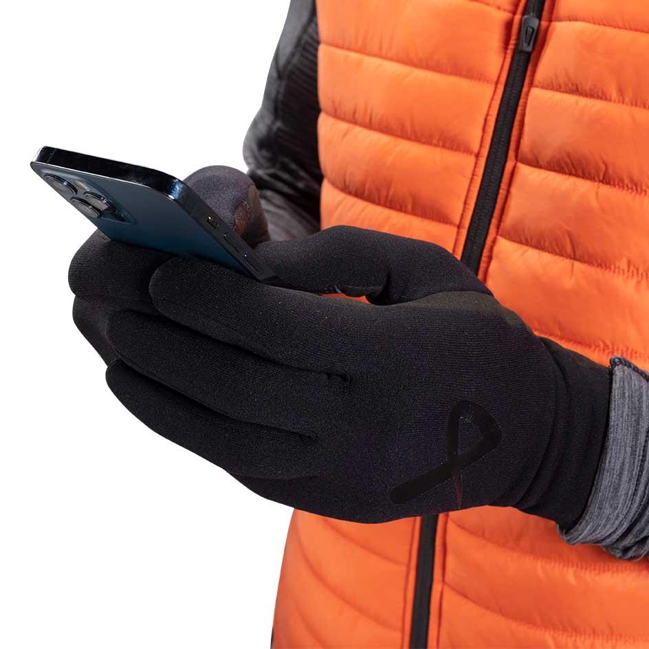 Bauer Polartec Gloves Black - SR