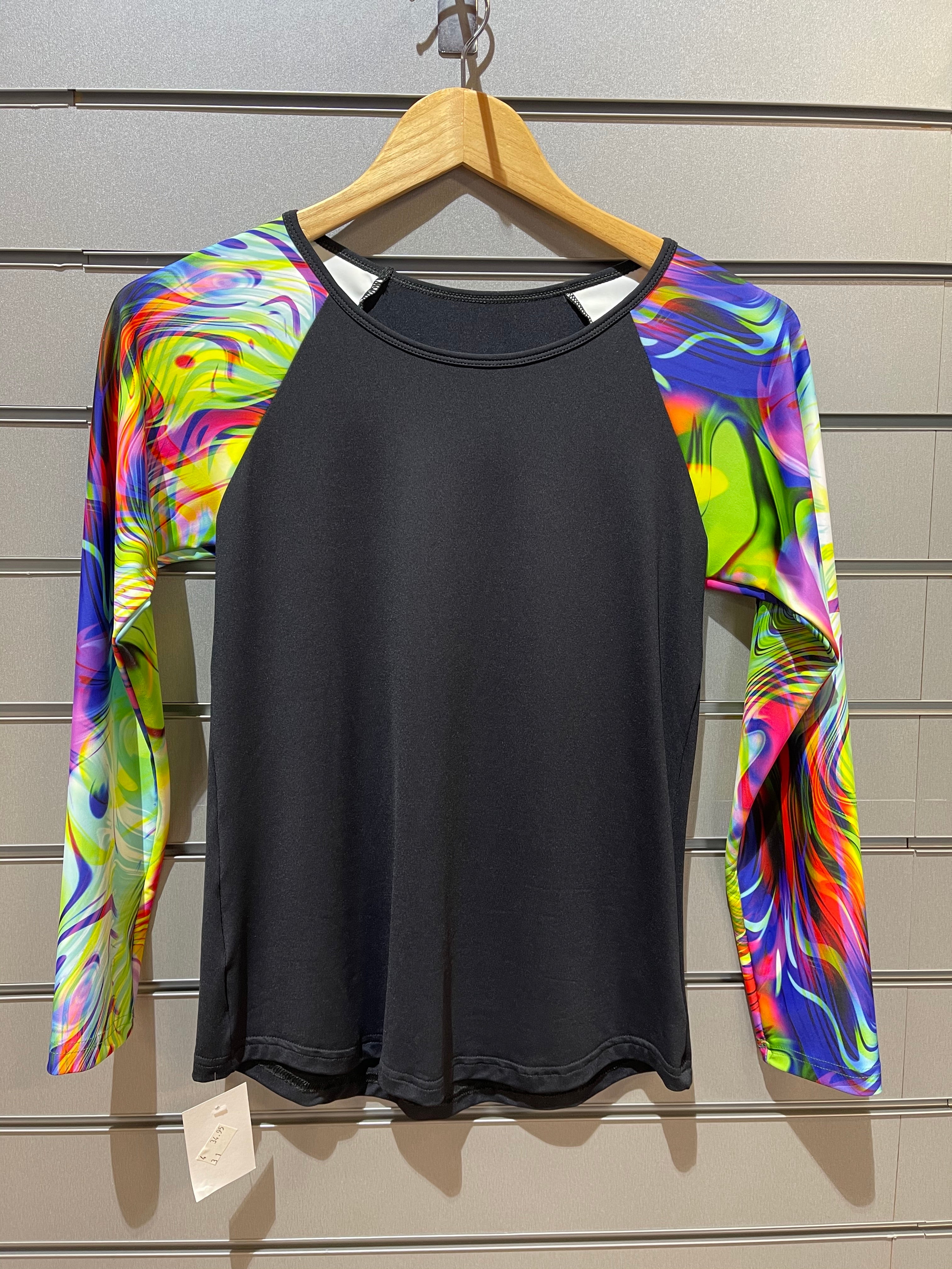 Long Sleeved Skating Top by Gees Active Size 34"