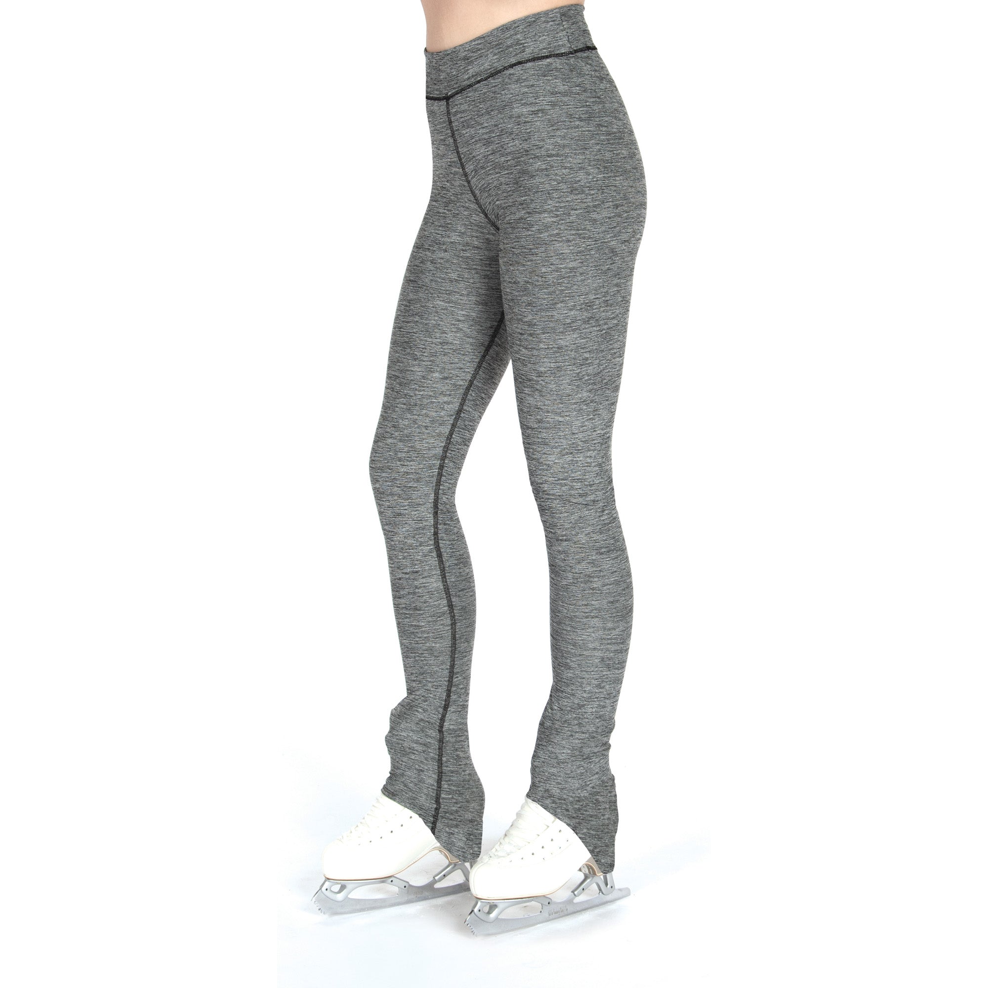 S108 Steel Grey Core Ice Marled Leggings by Jerry's