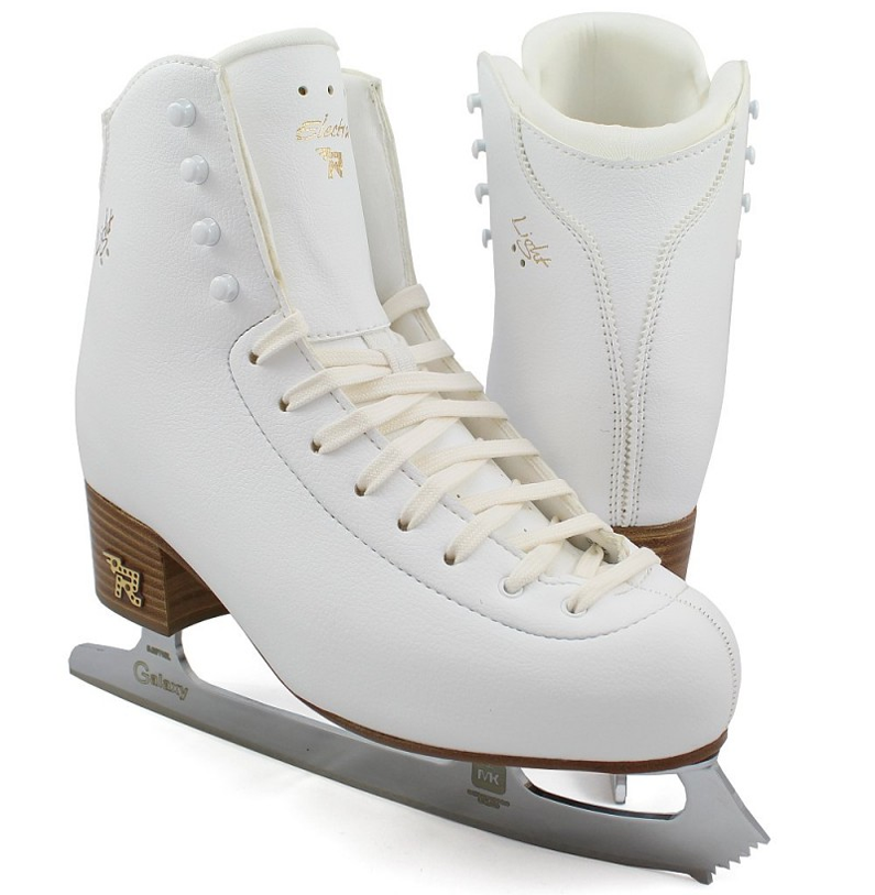 Risport Electra Light Figure Skates in White  - Sizes 200 - 255