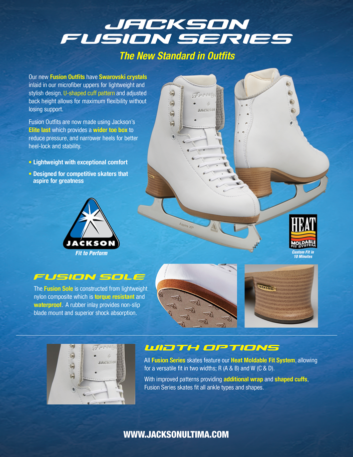 Jackson Freestyle FS2190 Skates (Aspire XP Blade) White Sizes 12uk - 5.5uk
