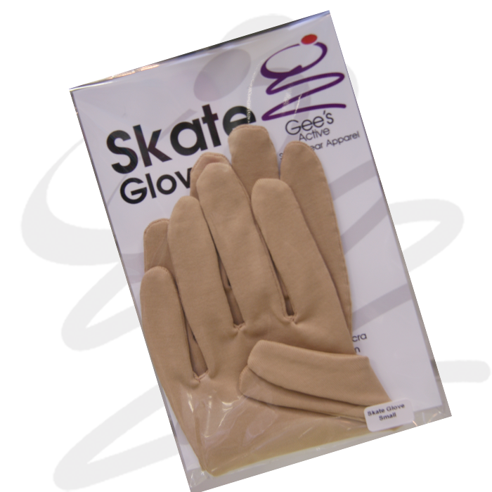 Gees Active Ice Skating Competition Gloves in tan