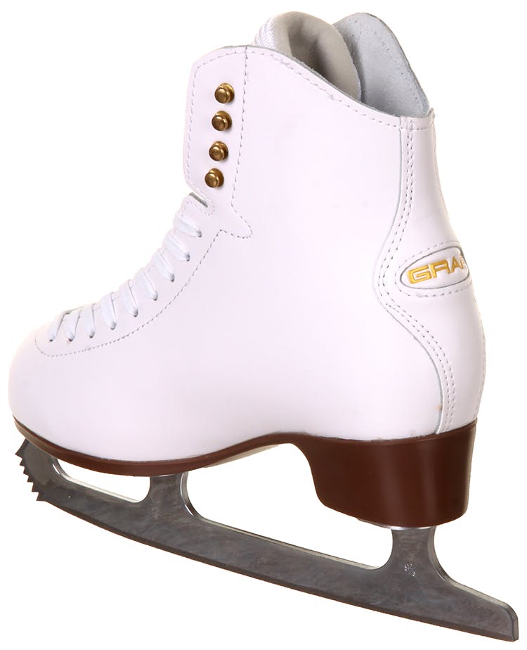 Graf 500 Ice Skates in White Sizes Junior 10uk - Adults 5uk