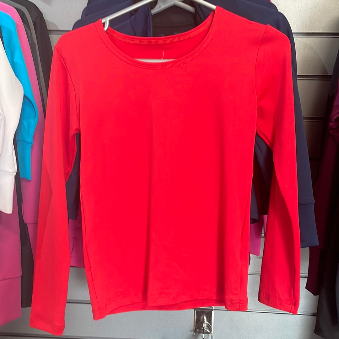 Gees Active Skating Top in Red - Size 30"
