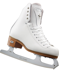 Riedell 255 Motion Complete White Figure Skates Sizes 4-10