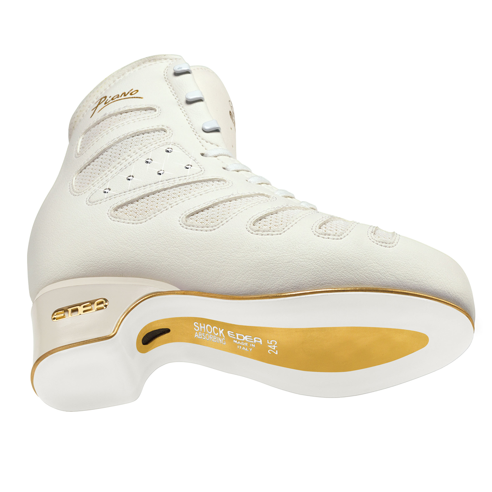 Edea Piano Boot Only in Ivory. Senior Sizes 260 - 280