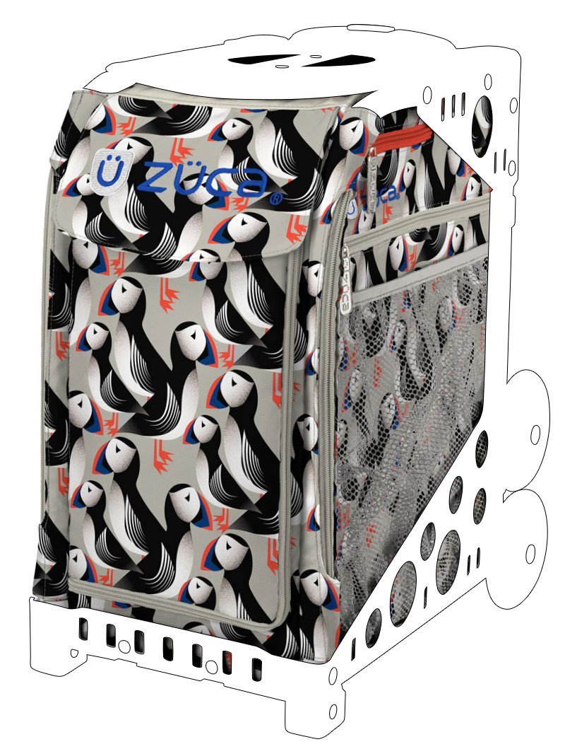 Züca Rolling Skate Bag Playfull Puffins - Insert Only