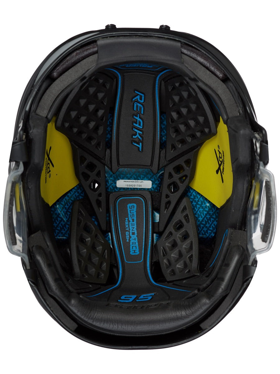 Bauer Re-Akt 95 Ice Hockey Helmet Combo