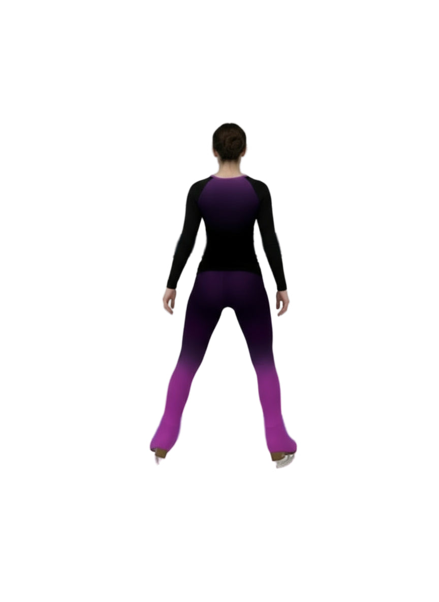 S111 Made In The Shade Skating Leggings in Violet Shade by Jerry's
